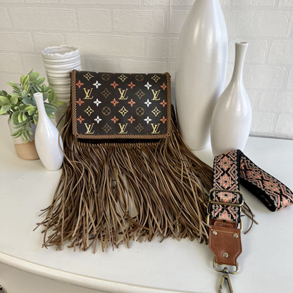 Hand painted Louis Vuitton Bag