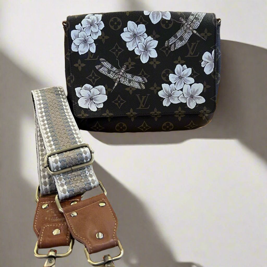 Hand painted Louis Vuitton Bag