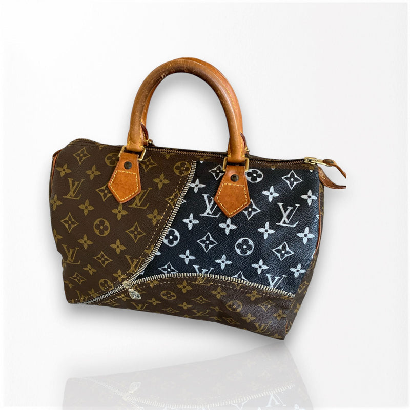 Custom Painting on LV or any branded bag. Louis Vuitton Custom Painted Bag.  PF only. Bag not included- Send in your bag for painting.