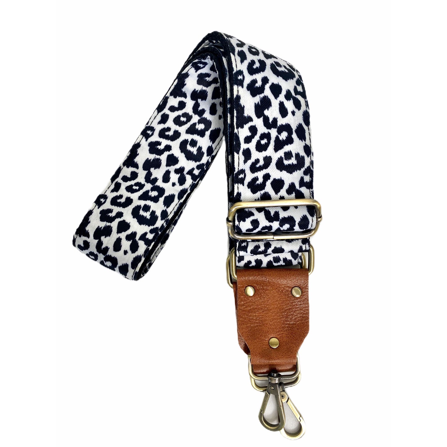 Snow Leopard Handbag Strap Strap by New Vintage
