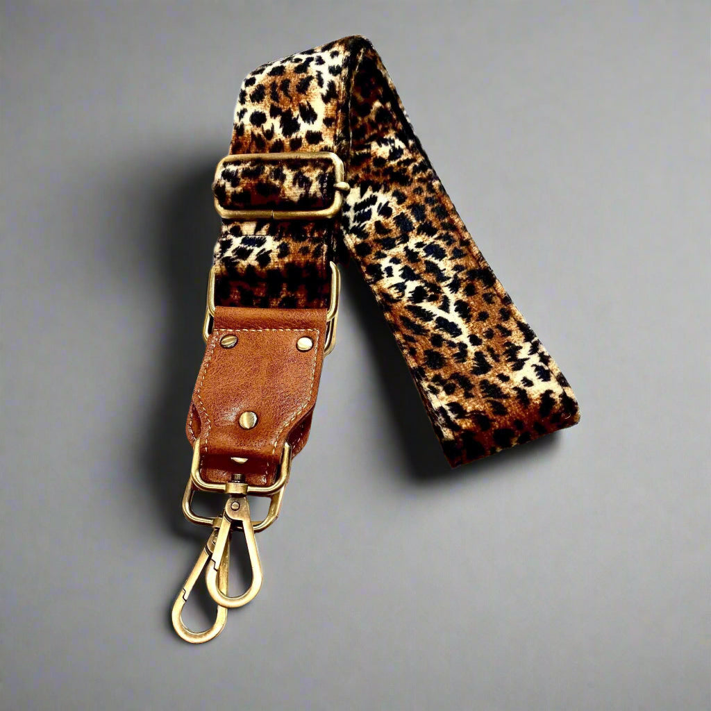 Don't Cheetah On Me Handbag Strap Strap by New Vintage